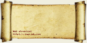 Kristina Peruničić vizit kartica